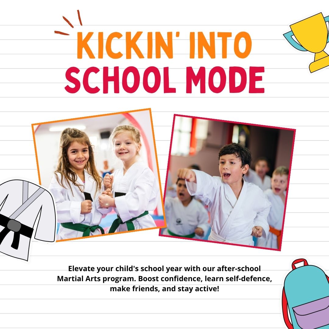 Kickin' into School mode - Orange and Red